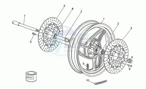 Sport 1100 Carburatori Carburatori drawing Front wheel