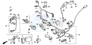 PK50 drawing WIRE HARNESS/ IGNITION COIL