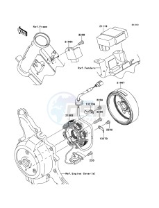 KLX110 KLX110CDF EU drawing Generator