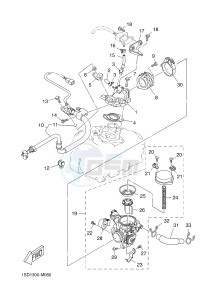 YPR400RA XMAX 400 ABS EVOLIS 400 ABS (1SDF) drawing INTAKE