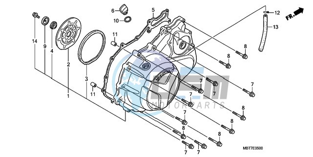 RIGHT CRANKCASE COVER