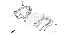 CB600FA39 Spain - (SP / ABS ST 25K) drawing SIDE COVER