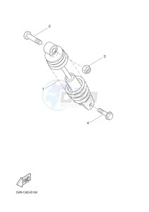 CW50 BOOSTER (5WWN) drawing REAR SUSPENSION