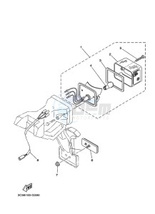 XT250 XT250N (B1UG) drawing TAILLIGHT