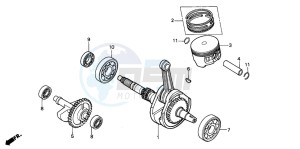 TRX300FW FOURTRAX 300 4X4 drawing PISTON