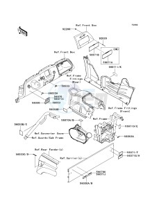 KRF 750 J [TERYX 750 FI 4X4 LE] (J9FA) J9FA drawing LABELS