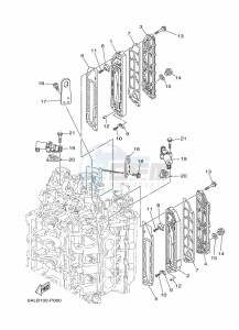 FL250HETX drawing CYLINDER-AND-CRANKCASE-3