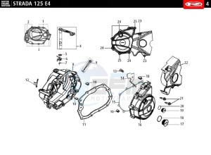 STRADA-125-EURO-4-BLACK drawing CRANKSHAFT COVERS