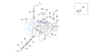 RS 50 Tuono drawing Oil tank