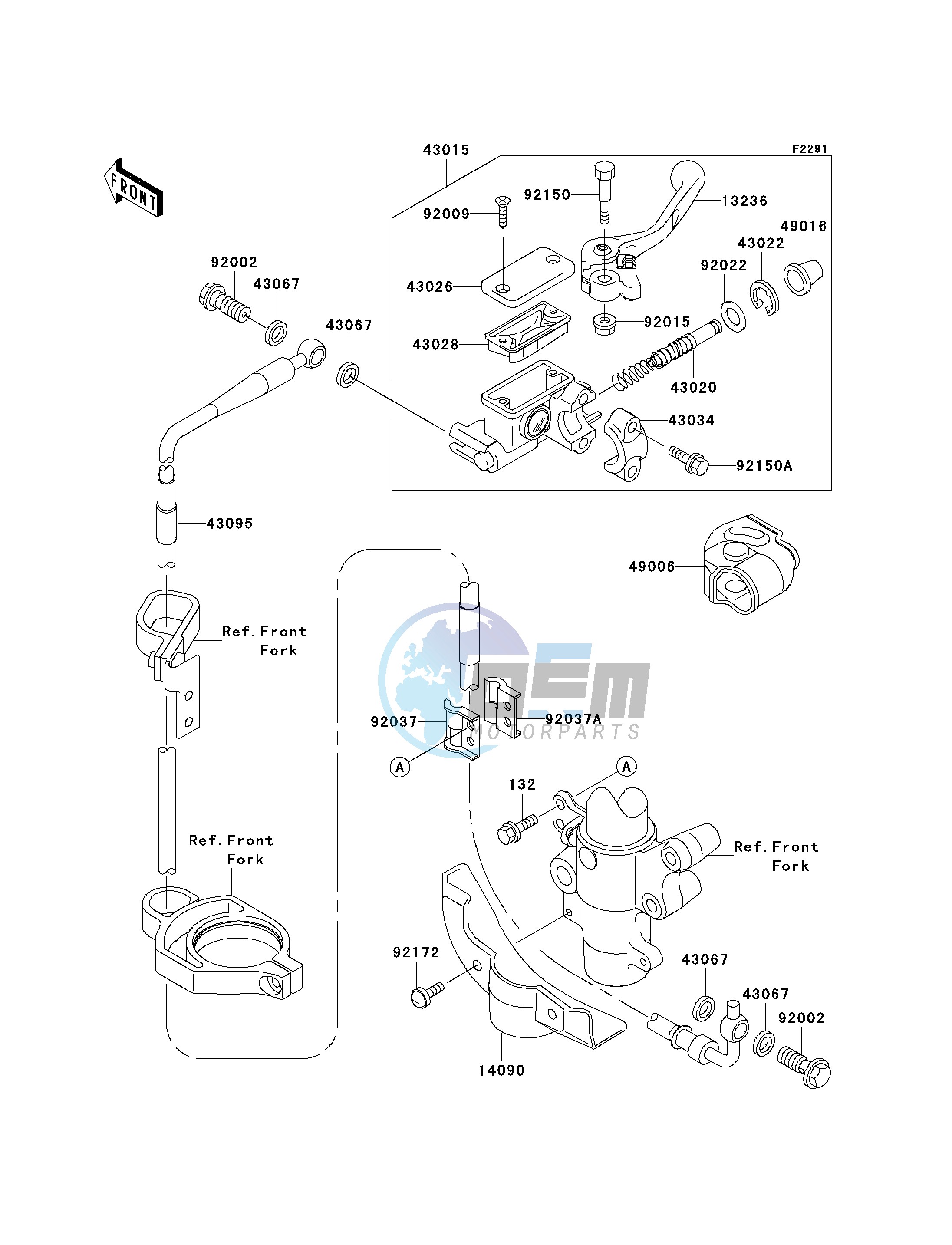 FRONT MASTER CYLINDER