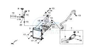 GTS 125I drawing RADIATOR