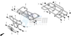 TRX350FE FOURTRAX 350 4X4ES drawing CARRIER