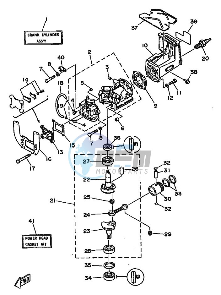 CYLINDER--CRANKCASE