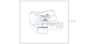 CBR1000RR9 UK - (E / MK) drawing INDOOR BODY COVER