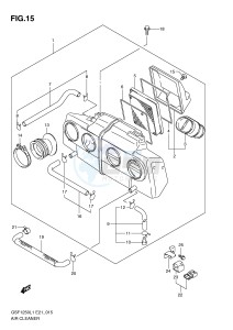 GSF1250 (E21) Bandit drawing AIR CLEANER