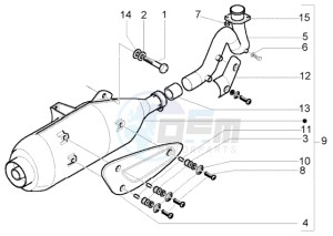 Beverly 125 RST drawing Silencer