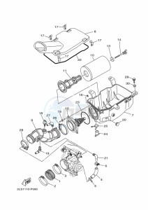 YFM700R (BCXS) drawing INTAKE