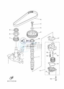 F60CETL drawing OIL-PUMP