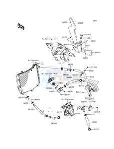 NINJA H2R ZX1000PFF EU drawing Water Pipe