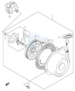 LT-F400 (P24) drawing RECOIL STARTER