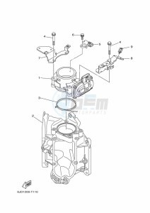 F300NCA2-2019 drawing THROTTLE-BODY