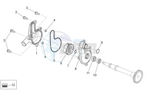 RXV-SXV 450-550 Enduro-Supermotard drawing Water pump