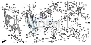 VTX1800C drawing RADIATOR (VTX1800C15/6/7/8)