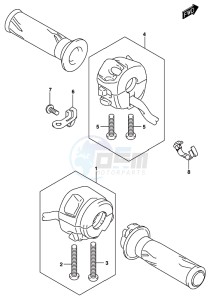 GSX-R1000 ARZ drawing HANDLE SWITCH