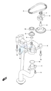 DF 300AP drawing Oil Pump