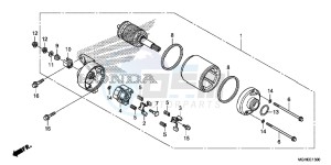 VFR1200XE CrossTourer - VFR1200X 2ED - (2ED) drawing STARTING MOTOR