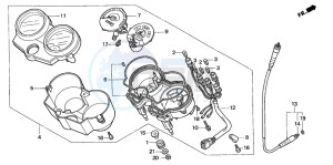 CG125ES drawing METER