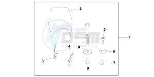 CBF600NA9 Europe Direct - (ED / ABS) drawing FLY SCREEN