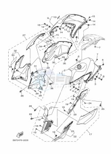 FZN250 (B8H5) drawing FUEL TANK 2