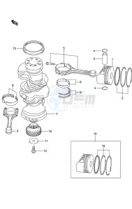 DF 200 drawing Crankshaft