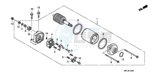 CBR1000RRA BR / HRC drawing STARTING MOTOR