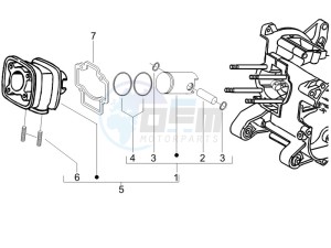 Runner 50 SP drawing Cylinder-piston-wrist pin unit