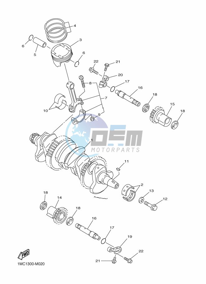 CRANKSHAFT & PISTON