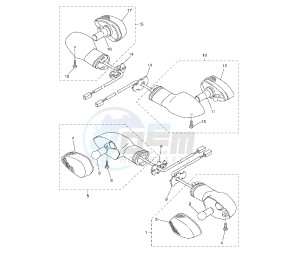 FZ1 1000 drawing FLASHER LIGHT