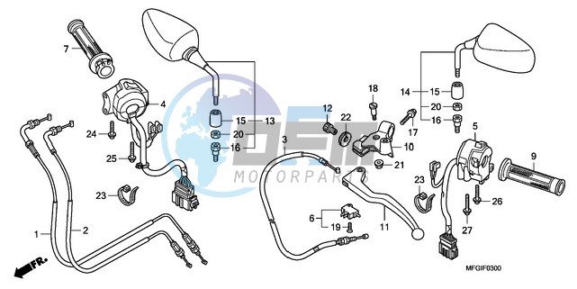 HANDLE LEVER/SWITCH/ CABLE