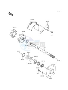 JH 750 G [XI SPORT] (G1-G2) [XI SPORT] drawing DRIVE SHAFT