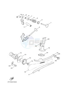 XC125E VITY (4P7A) drawing CAMSHAFT & VALVE