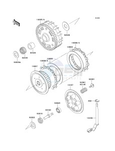 VN 800 A [VULCAN 800] (A6-A9) [VULCAN 800] drawing CLUTCH