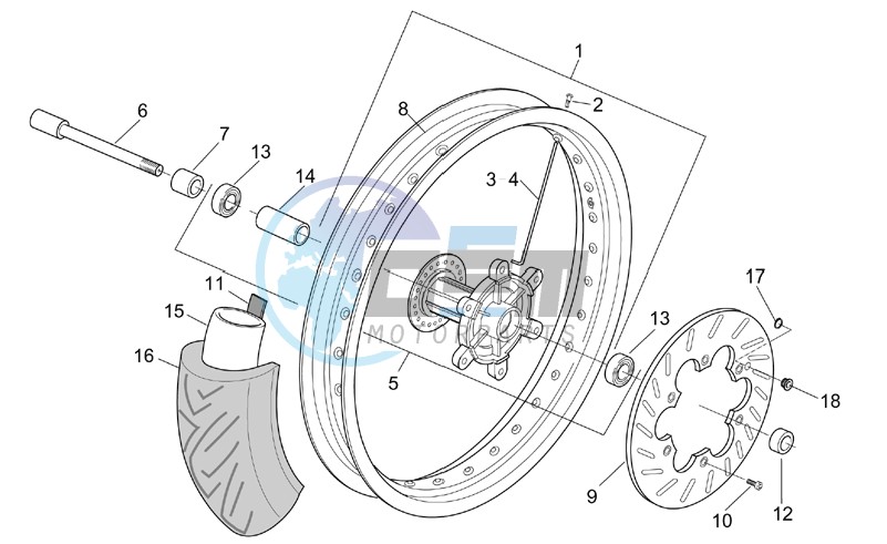 Front wheel