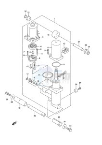 DF 40A drawing Trim Cylinder