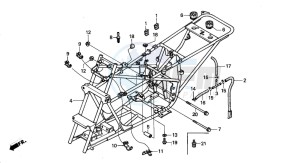 TRX90 drawing FRAME BODY