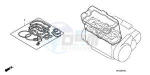 CBR600RRA UK - (E / 3E) drawing GASKET KIT A