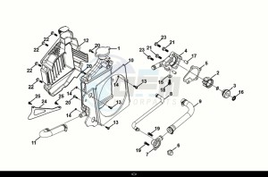 FIDDLE IV 125 (XG12WW-IT) (E5) (M1) drawing SHROUD ASSY