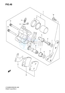 LT-Z400 (E28-E33) drawing FRONT CALIPER