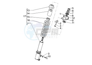 Hexagon GTX 125-180 drawing Front shock absorber