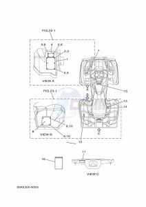 YFM700FWBD KODIAK 700 EPS (BGF8) drawing EMBLEM & LABEL 1